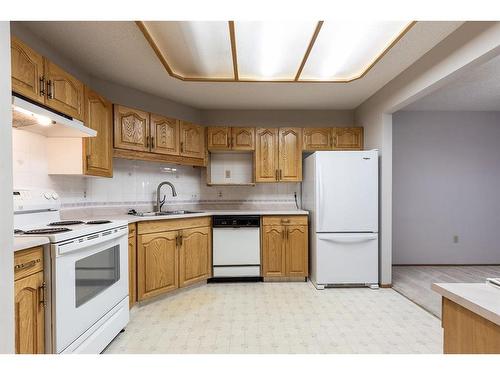 304-252 4 Street Se, Medicine Hat, AB - Indoor Photo Showing Kitchen With Double Sink