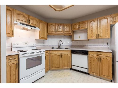 304-252 4 Street Se, Medicine Hat, AB - Indoor Photo Showing Kitchen With Double Sink