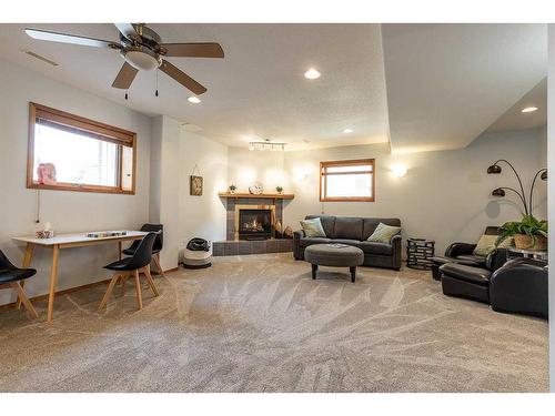 67 Vintage Meadows Place Se, Medicine Hat, AB - Indoor With Fireplace