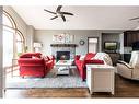 67 Vintage Meadows Place Se, Medicine Hat, AB  - Indoor Photo Showing Living Room With Fireplace 