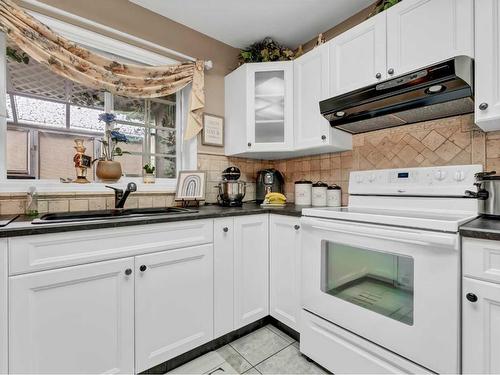 201-221 Cameron Road Se, Medicine Hat, AB - Indoor Photo Showing Kitchen With Double Sink