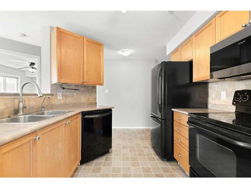 302-1632 Saamis Drive Nw, Medicine Hat, AB - Indoor Photo Showing Kitchen With Double Sink