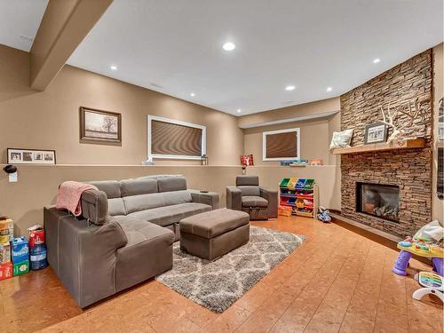 48 Vista Road Se, Medicine Hat, AB - Indoor With Fireplace