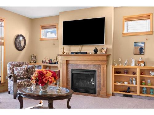 12 Vista Court Se, Medicine Hat, AB - Indoor Photo Showing Living Room With Fireplace