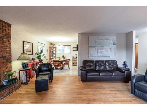 242 Carry Drive Se, Medicine Hat, AB - Indoor Photo Showing Living Room With Fireplace