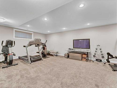 52 Hamptons Crescent Se, Medicine Hat, AB - Indoor Photo Showing Gym Room