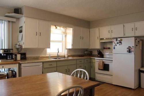 400 Centre Street East, Bow Island, AB - Indoor Photo Showing Kitchen With Double Sink