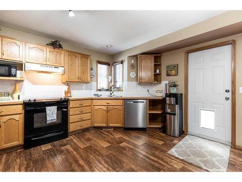 96 Shannon Drive Se, Medicine Hat, AB - Indoor Photo Showing Kitchen With Double Sink