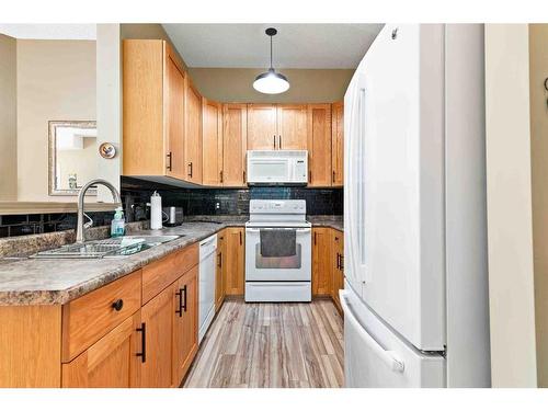 113-194 Sunrise Circle Sw, Medicine Hat, AB - Indoor Photo Showing Kitchen With Double Sink