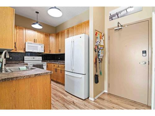 113-194 Sunrise Circle Sw, Medicine Hat, AB - Indoor Photo Showing Kitchen With Double Sink