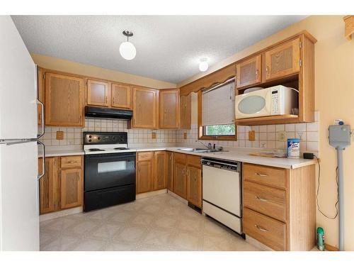 42 Rundle Crescent Se, Medicine Hat, AB - Indoor Photo Showing Kitchen With Double Sink