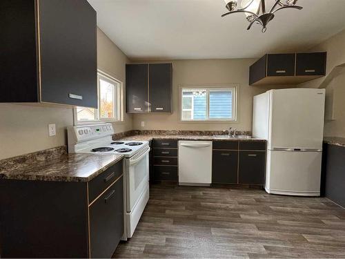 1015 Queen Street Se, Medicine Hat, AB - Indoor Photo Showing Kitchen With Double Sink