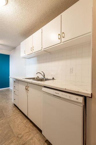 105-130A 2 Street Ne, Medicine Hat, AB - Indoor Photo Showing Kitchen With Double Sink