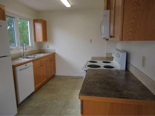 47 Clark Crescent Se, Medicine Hat, AB - Indoor Photo Showing Kitchen With Double Sink