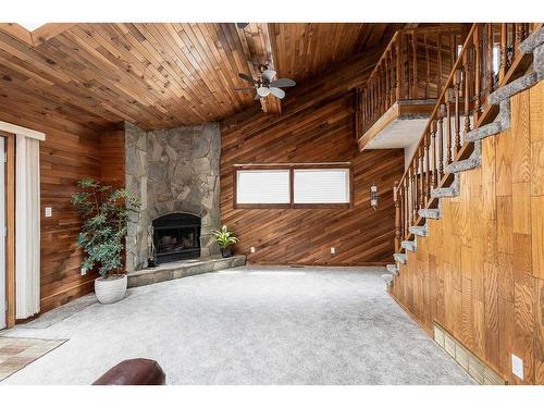 409 3 Street, Rural Cypress County, AB - Indoor With Fireplace