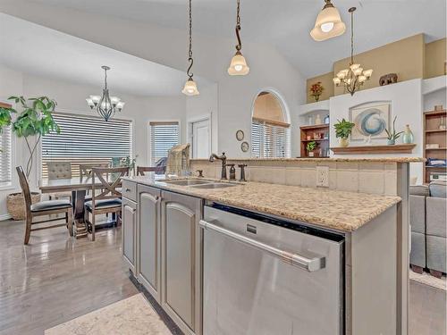 115 Terrace View Ne, Medicine Hat, AB - Indoor Photo Showing Kitchen With Double Sink