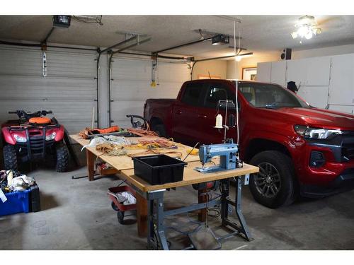 8501 Highway 570, Oyen, AB - Indoor Photo Showing Garage