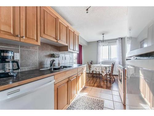 17-512 Mccutcheon Drive Nw, Medicine Hat, AB - Indoor Photo Showing Kitchen With Double Sink