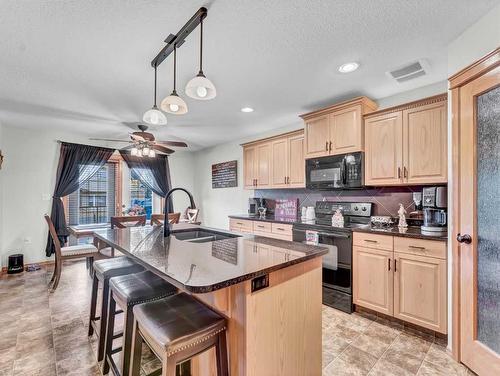 67 Somerset Dale Se, Medicine Hat, AB - Indoor Photo Showing Kitchen With Double Sink