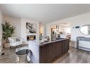 655 8 Street Sw, Medicine Hat, AB  - Indoor Photo Showing Living Room With Fireplace 