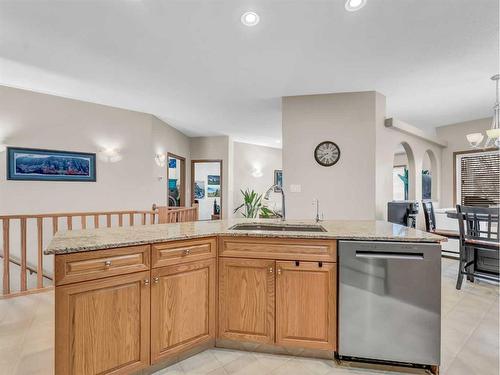 15 Turner Green Se, Medicine Hat, AB - Indoor Photo Showing Kitchen With Double Sink