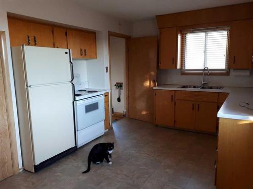 50 7 Street Nw, Medicine Hat, AB - Indoor Photo Showing Kitchen With Double Sink