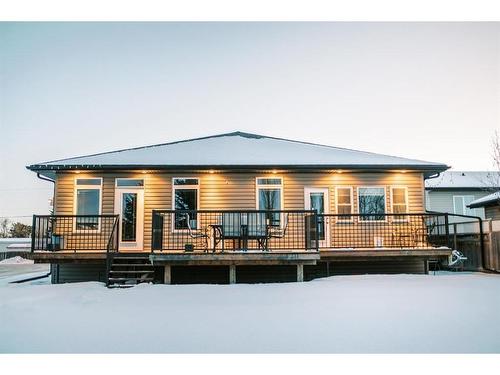 6002 52 Avenue, Stettler, AB - Outdoor With Deck Patio Veranda