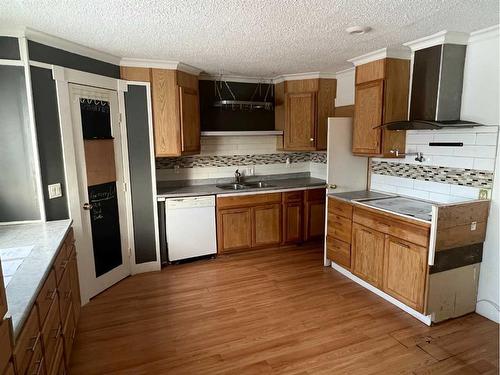 333 1 Street Sw, Redcliff, AB - Indoor Photo Showing Kitchen With Double Sink