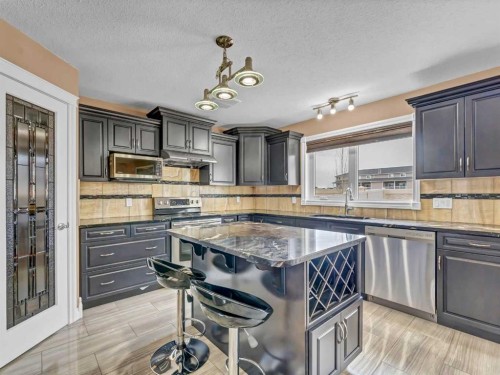 356 Somerside Crescent Se, Medicine Hat, AB - Indoor Photo Showing Kitchen With Stainless Steel Kitchen With Upgraded Kitchen