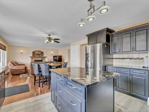 356 Somerside Crescent Se, Medicine Hat, AB - Indoor Photo Showing Kitchen With Stainless Steel Kitchen With Upgraded Kitchen