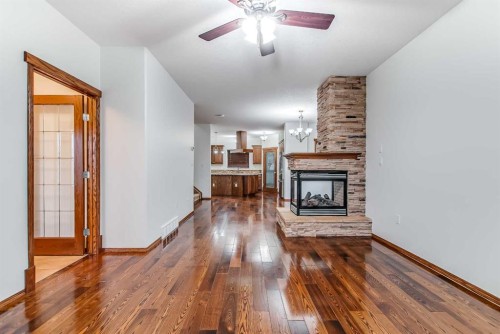 1048 Eagle Ridge Drive, Dunmore, AB - Indoor Photo Showing Living Room With Fireplace