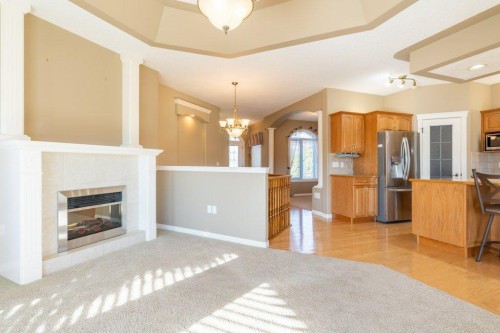 108 River Ridge Drive Nw, Medicine Hat, AB - Indoor With Fireplace