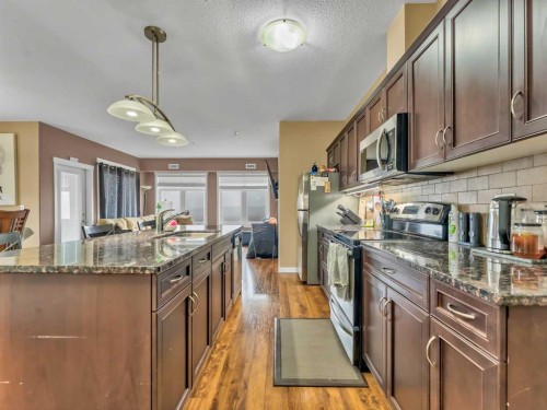 322-19 Terrace View Ne, Medicine Hat, AB - Indoor Photo Showing Kitchen With Upgraded Kitchen