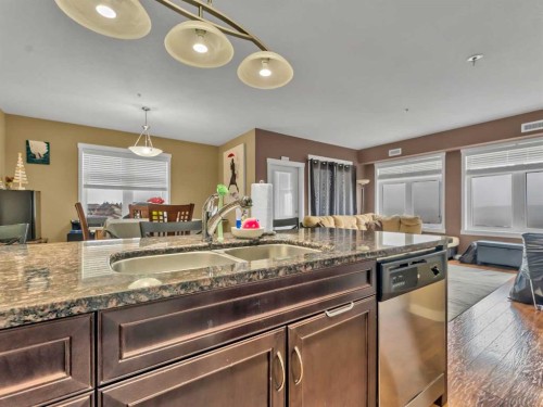 322-19 Terrace View Ne, Medicine Hat, AB - Indoor Photo Showing Kitchen With Double Sink