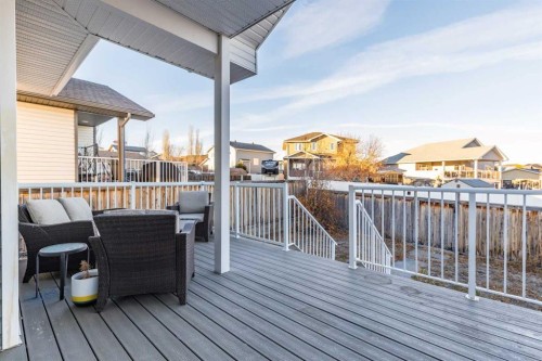 129 Ranchman Crescent Ne, Medicine Hat, AB - Outdoor With Deck Patio Veranda With Exterior
