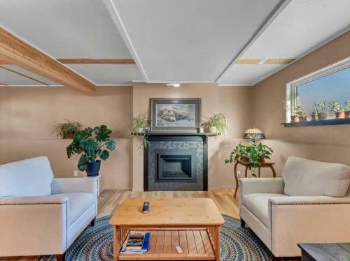 106 Rossland Road Se, Medicine Hat, AB - Indoor Photo Showing Living Room With Fireplace