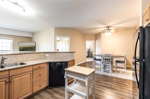 329-201 River Ridge Drive Nw, Medicine Hat, AB - Indoor Photo Showing Kitchen With Double Sink