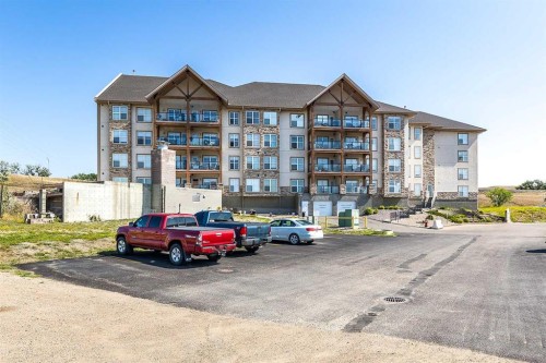 329-201 River Ridge Drive Nw, Medicine Hat, AB - Outdoor With Balcony With Facade