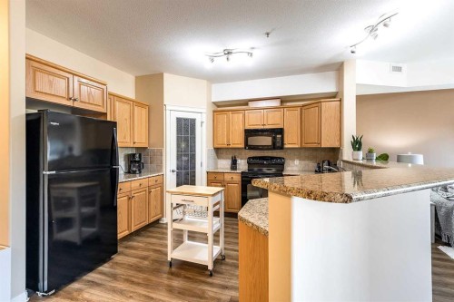 329-201 River Ridge Drive Nw, Medicine Hat, AB - Indoor Photo Showing Kitchen