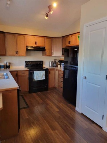 46 Terrace View Ne, Medicine Hat, AB - Indoor Photo Showing Kitchen With Double Sink