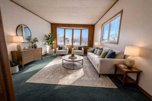 413 4 Street, Suffield, AB - Indoor Photo Showing Living Room