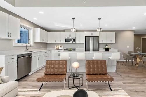 302-21 Ranchlands Boulevard Ne, Medicine Hat, AB - Indoor Photo Showing Kitchen With Upgraded Kitchen