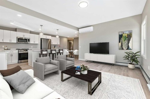 302-21 Ranchlands Boulevard Ne, Medicine Hat, AB - Indoor Photo Showing Living Room