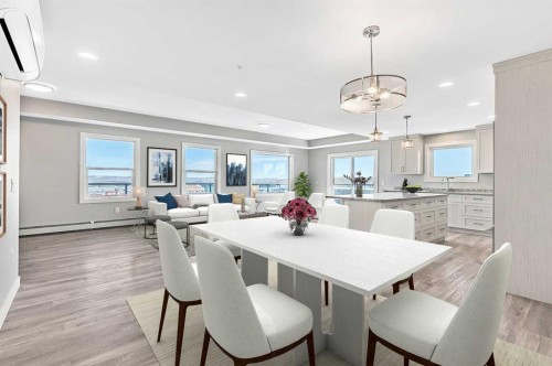 302-21 Ranchlands Boulevard Ne, Medicine Hat, AB - Indoor Photo Showing Dining Room