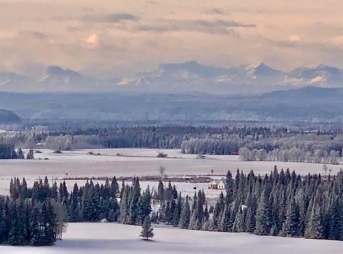 33080 Range Road 61, Rural Mountain View County, AB - Outdoor With View