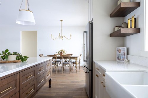 33080 Range Road 61, Rural Mountain View County, AB - Indoor Photo Showing Kitchen