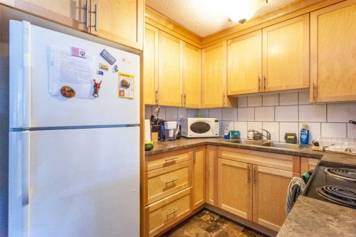 207B-295 Columbia Boulevard West, Lethbridge, AB - Indoor Photo Showing Kitchen With Double Sink