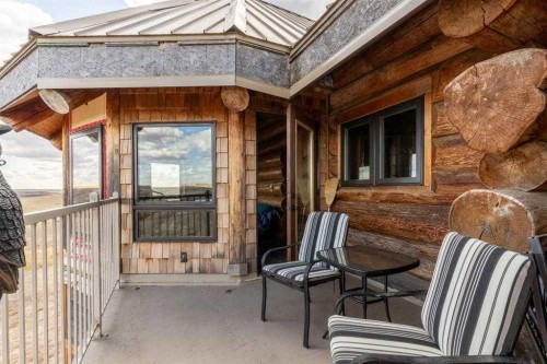 21468 Range Road 13, Bindloss, AB - Outdoor With Deck Patio Veranda With Exterior