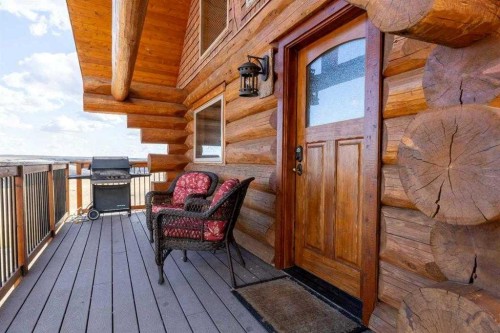 21468 Range Road 13, Bindloss, AB - Outdoor With Deck Patio Veranda With Exterior