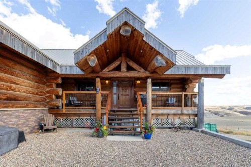 21468 Range Road 13, Bindloss, AB - Outdoor With Deck Patio Veranda